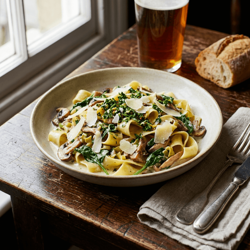 Mushroom Pappardelle